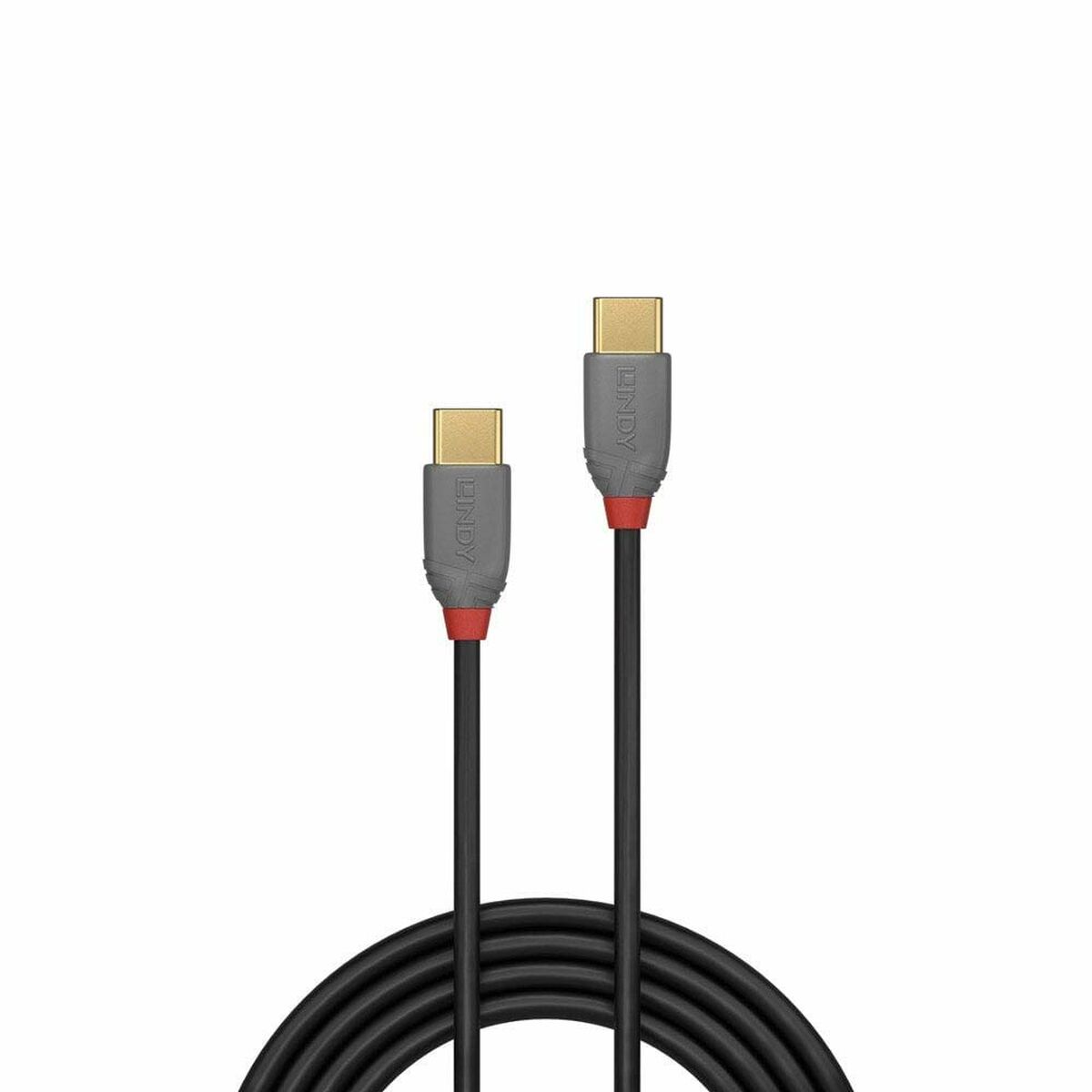 USB-C-kabel LINDY Grå 2 m